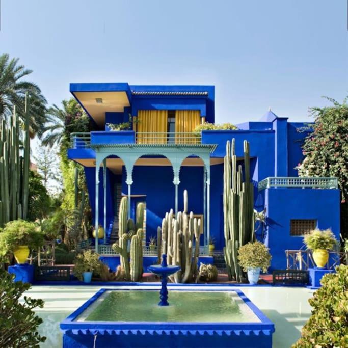 Sunny Terrace & Comfy Beds In Marrakech Appartement Marrakesh Buitenkant foto
