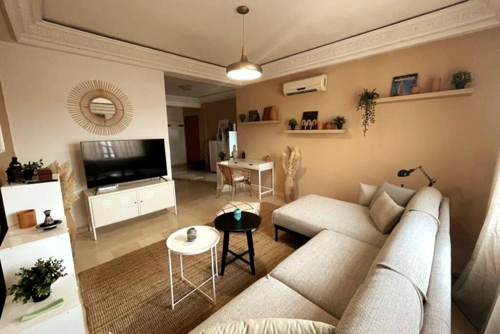 Sunny Terrace & Comfy Beds In Marrakech Appartement Marrakesh Buitenkant foto